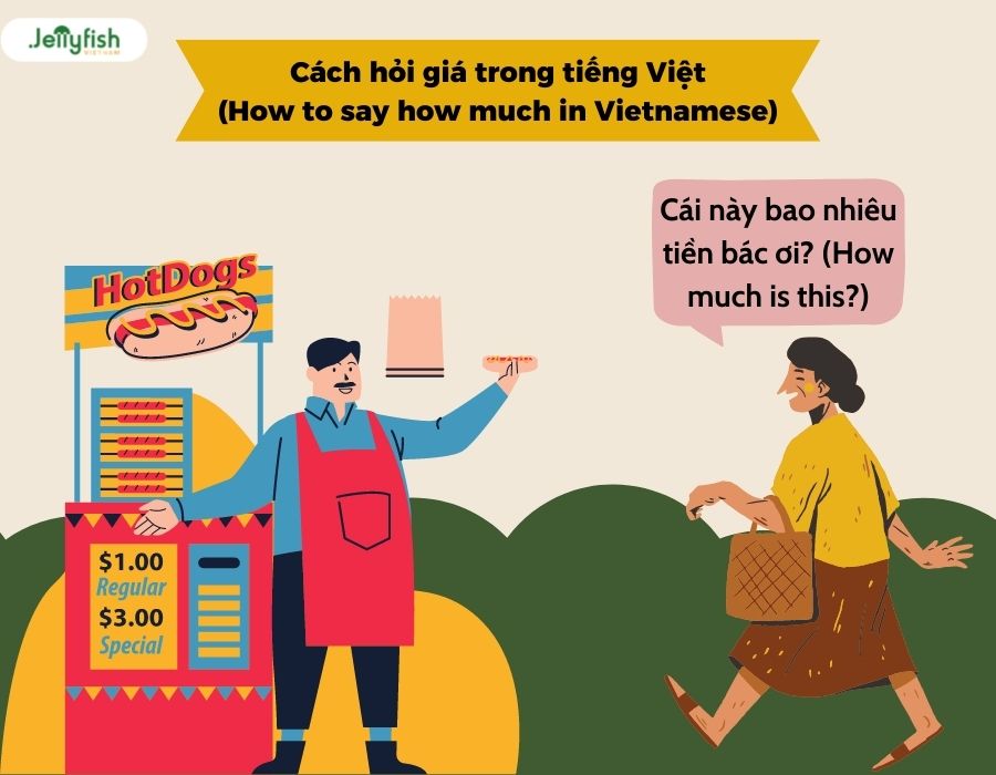 cách hỏi giá trong tiếng Việt