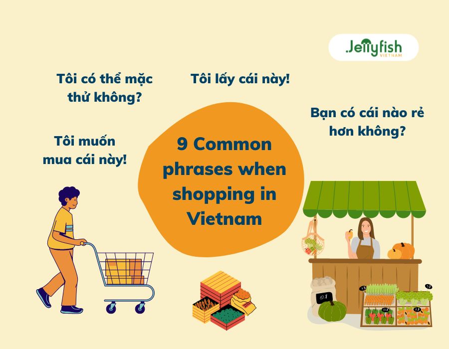 9 Common Phrase when shopping in Vietnam