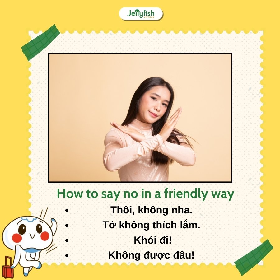 how to say no in vietnamese
